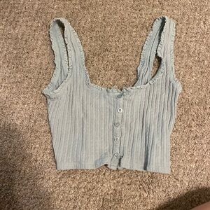 Urban outfitters button down tank